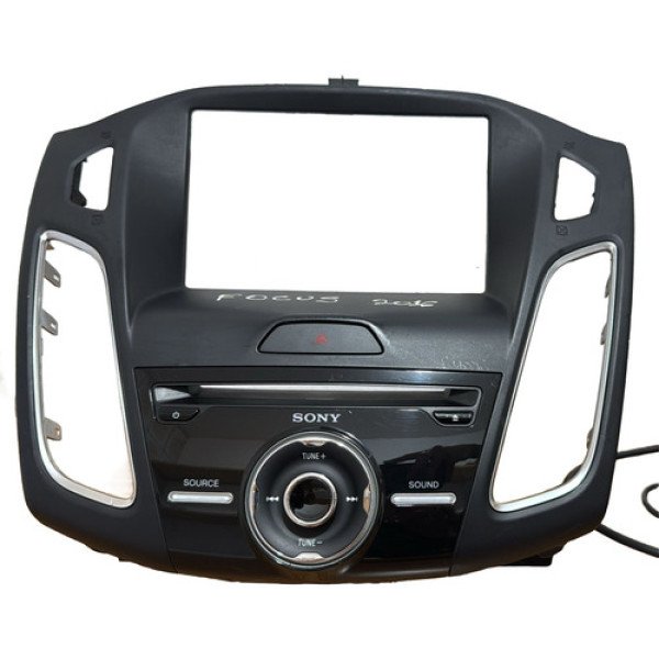 Botão Comando Som Ford Focus C/ Moldura A2862 F1eb-18b35