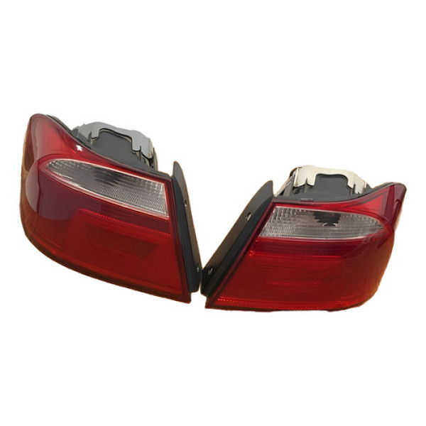 Kit Par Lanterna Vw Voyage G5 G6 G7 G8 2015 A 2022 Original Ambos Lados Vermelho