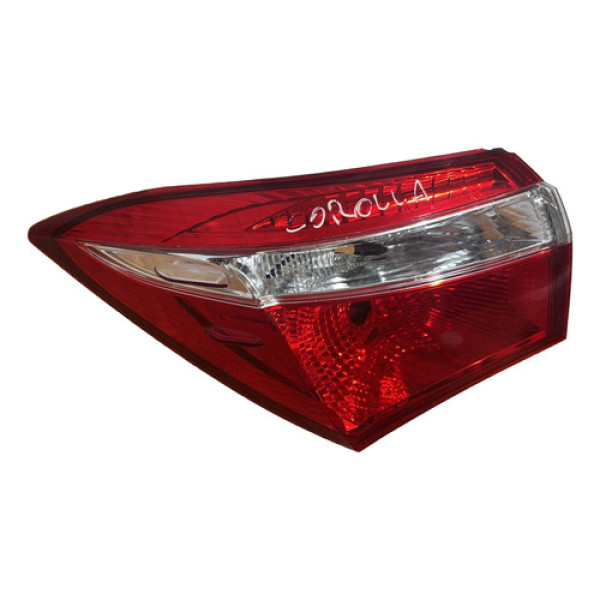 Lanterna Traseira Esquerdo Toyota Corolla 2015-2017 Esquerdo/motorista Vermelho