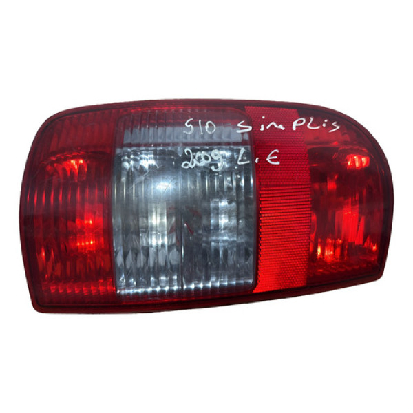 Lanterna Traseira Fume Le Blazer 01/11 93366592 Original Gm Esquerdo/motorista Vermelho