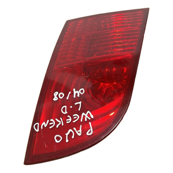 Lanterna Traseira Direita Palio Weekend 04/08 46846722 Direito/passageiro Vermelho