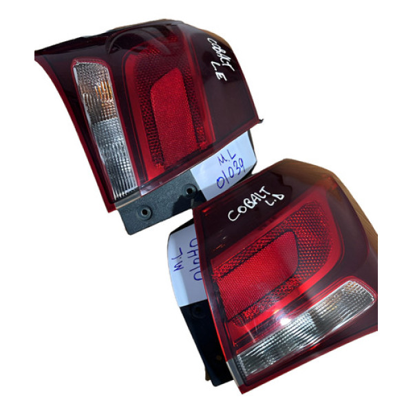 Par Lanterna Traseira Gm Cobalt 2016 17 18 19 20 Original Ambos Lados Vermelho