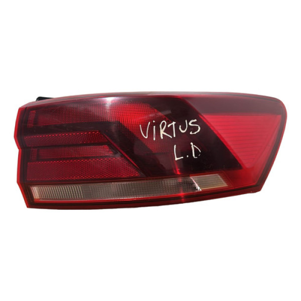 Lanterna Traseira Lado Direita Virtus Original Vw Direito/passageiro Vermelho