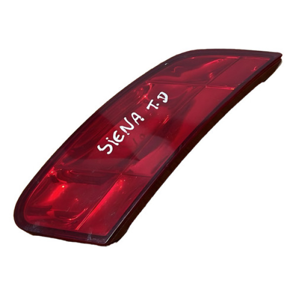 Lanterna Tampa Traseira Ld Direito Fiat Siena 46846705 Direito/passageiro Vermelho