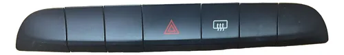 Botão Pisca Alerta/desembaraçador Fiat Mobi 2020-22 10130933 - Preto